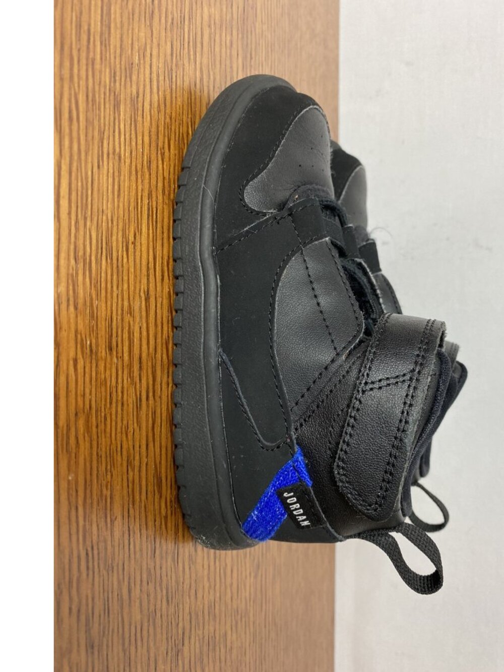 Air Jordan 23 size 9C Toddler Kids Black Blue Sneakers Shoes A01332- 041 GUC